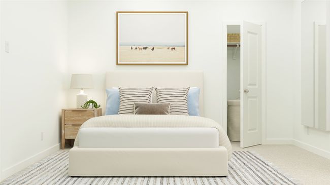 Bedroom with baseboards and carpet | Image 18
