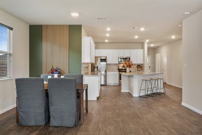 Spacious dining area large enough for large round or rectangle dining table | Image 7