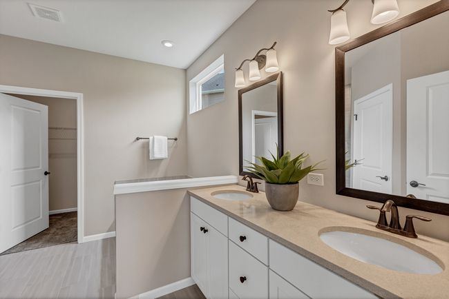 OWNER'S ENSUITE BATH WITH DOUBLE BOWL VANITY | Image 12