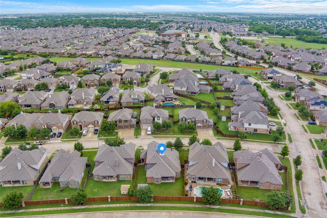 Aerial overview of property's location with nearby suburban area | Image 38