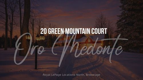 20 Green Mountain Crt, Oro Medonte, ON, L0L2L0 | Card Image
