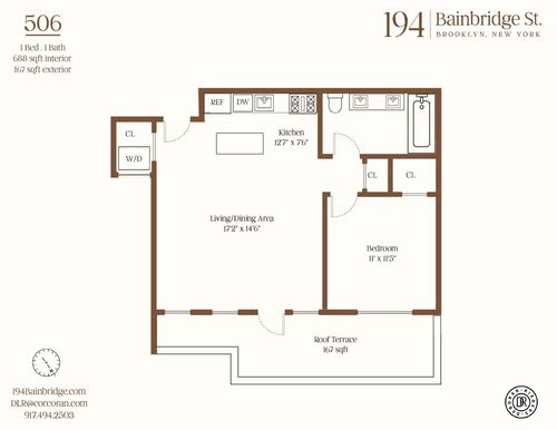 506-194 Bainbridge Street, New York City, NY, 11233 | Card Image