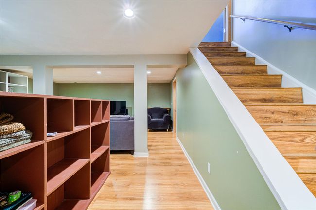 Partially finished lower level with recessed lighting | Image 34