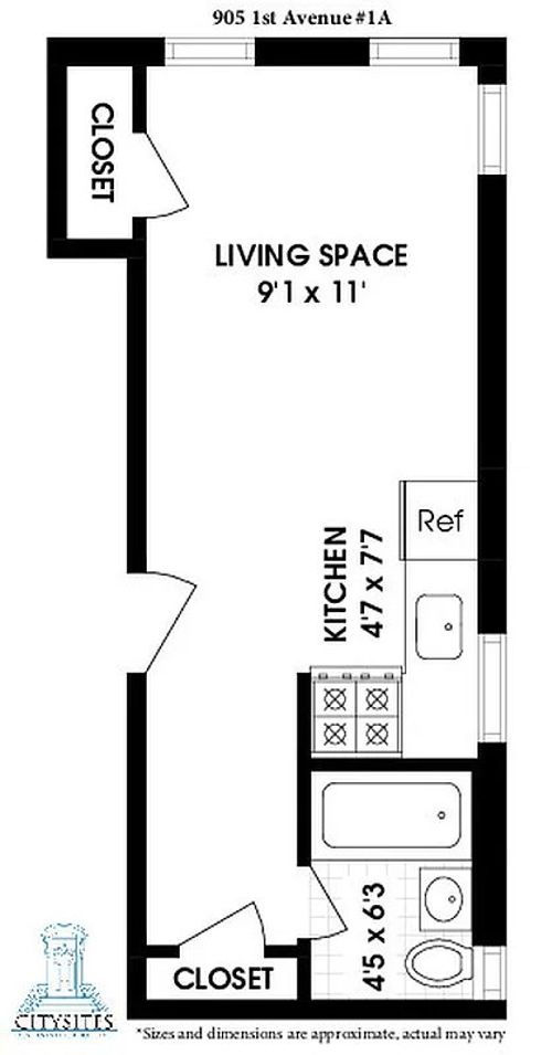 1a-901 1st Ave, New York, NY, 10022-8009 | Card Image