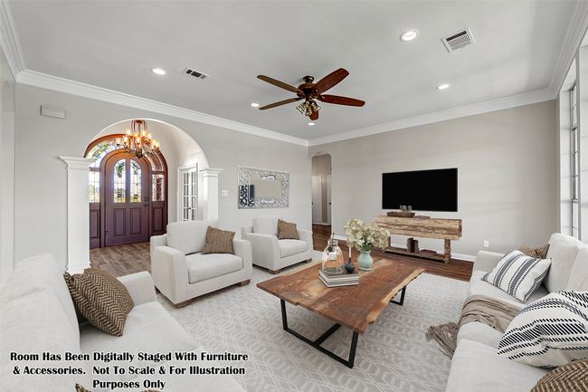LIVING ROOM...Open To Foyer And Family Room | Image 14