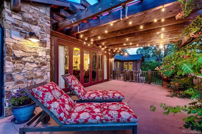 Incredible private deck off of living room overlooking yard | Image 6
