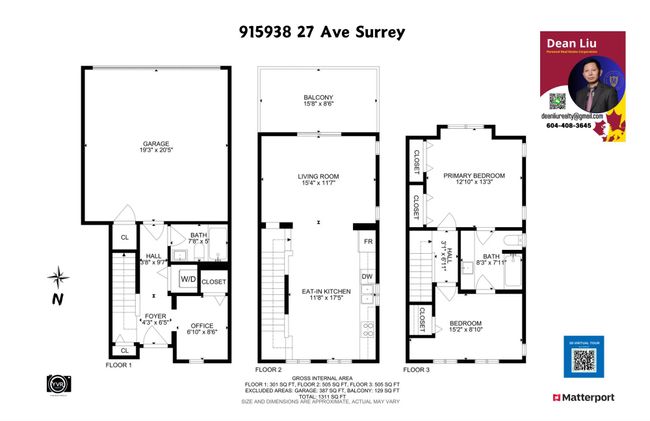 12 - 15938 27 Avenue, Townhouse with 3 bedrooms, 2 bathrooms and null parking in Surrey BC | Image 38