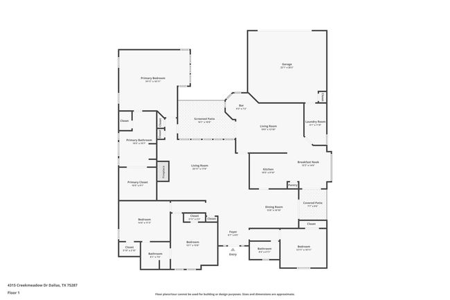 4315 Creekmeadow Dr, House other with 4 bedrooms, 3 bathrooms and null parking in Dallas TX | Image 36
