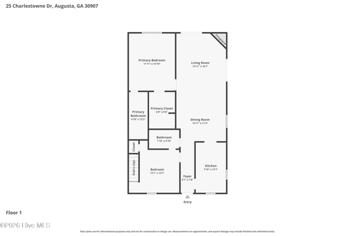 25 Charlestowne Dr, Augusta, GA, 30907-3863 | Card Image