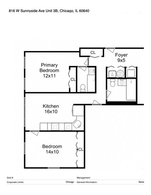 apt-3b-816 Sunnyside Ave, Chicago, IL, 60640-6177 | Card Image