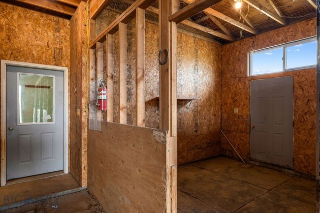Stall or feed room, exit door. | Image 78