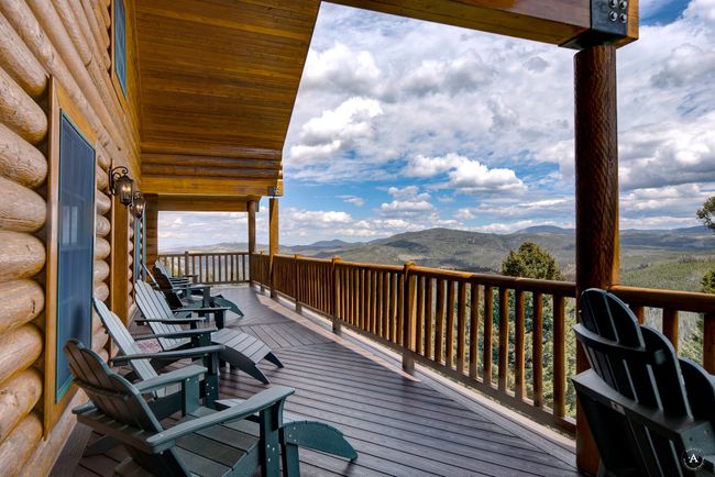 Wooden deck with a mountain view | Image 42