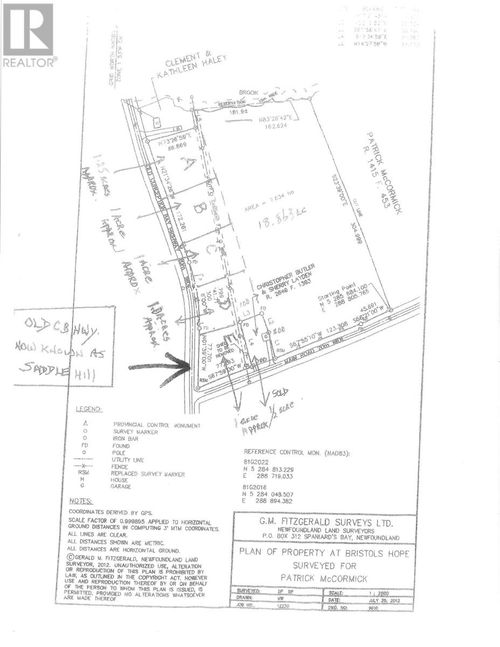 parcel-b-00 Saddle Hill, Bristol's Hope, NL, A1Y0A7 | Card Image