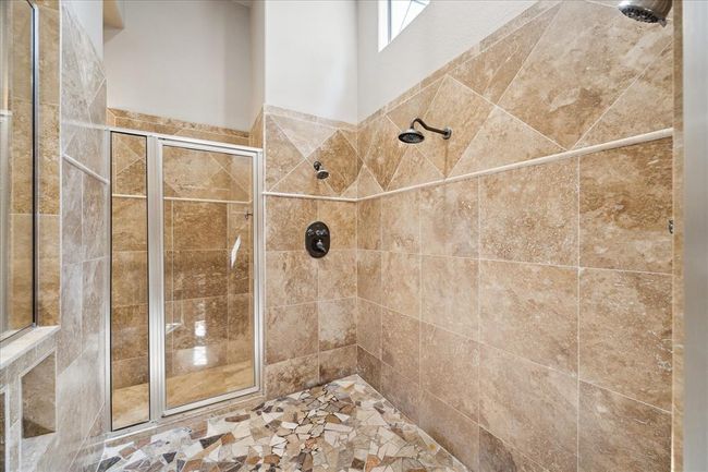 Huge Travertine Multi-Head Walk-In Shower | Image 24
