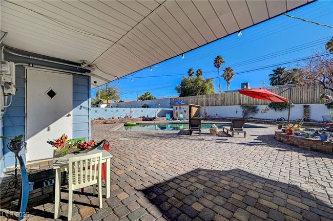 View of patio / terrace featuring a fenced backyard | Image 9