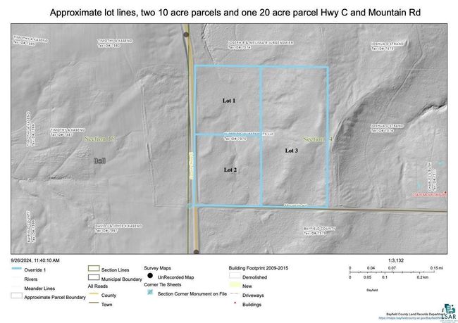 Lot 1 County Highway C, Home with 0 bedrooms, 0 bathrooms and null parking in Cornucopia WI | Image 4