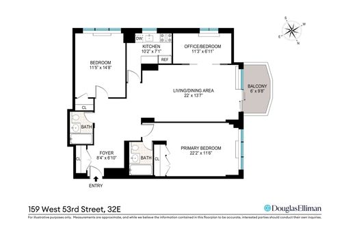 32e-159 W 53rd St, New York, NY, 10019-6068 | Card Image