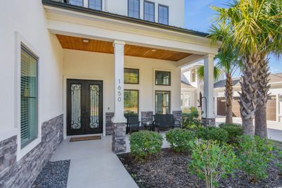 View of exterior entry with a porch and french doors | Image 3