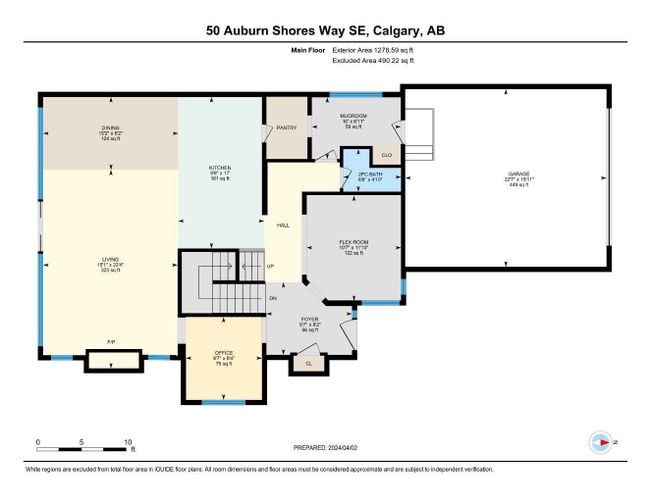 50 Auburn Shores Way Se, Home with 5 bedrooms, 3 bathrooms and 5 parking in Calgary AB | Image 47