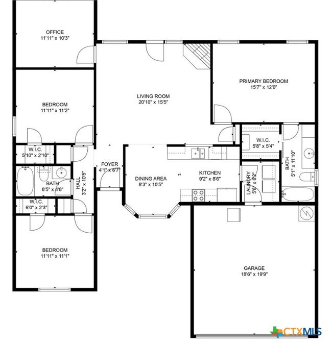 6 S Bobcat Ct, House other with 3 bedrooms, 2 bathrooms and null parking in Morgans Point Resort TX | Image 24