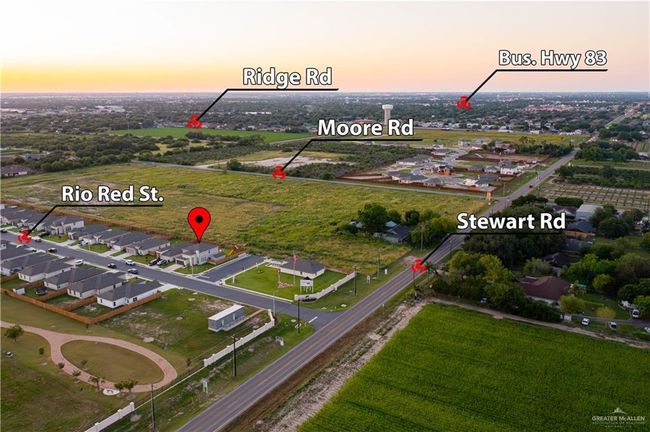 View of aerial view at dusk | Image 23