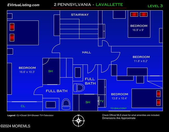 1 - 2 Pennsylvania Ave, House other with 5 bedrooms, 4 bathrooms and null parking in Lavallette NJ | Image 26