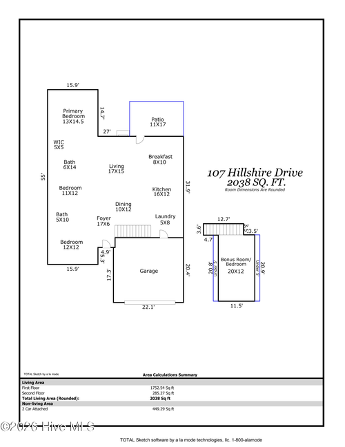 107 Hillshire Dr, Winnabow, NC, 28479-5750 | Card Image