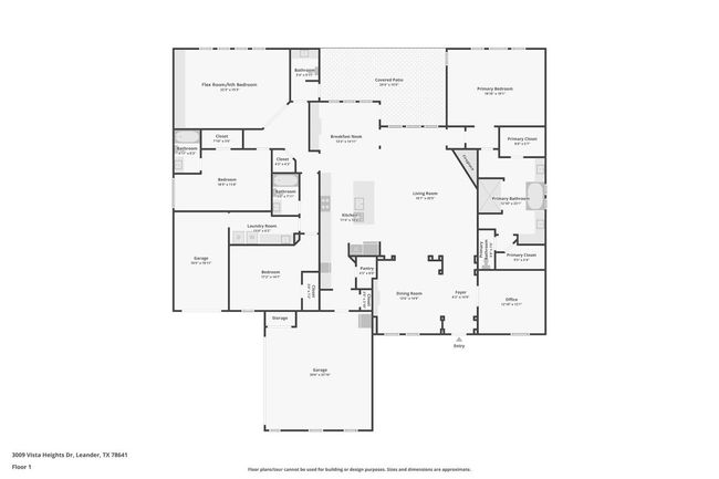 3009 Vista Heights Dr, House other with 4 bedrooms, 4 bathrooms and 5 parking in Leander TX | Image 39