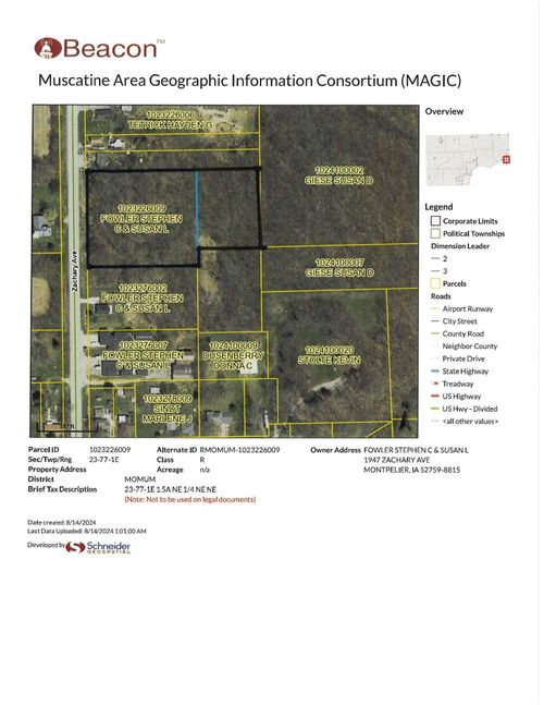 4.2 Acres Zachary Avenue, Montpelier, IA, 52759 | Card Image