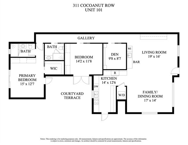 1010 - 311 Cocoanut Row, Condo with 3 bedrooms, 2 bathrooms and null parking in Palm Beach FL | Image 35