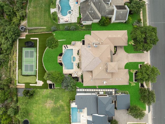 Bird's eye view of a pool area | Image 35