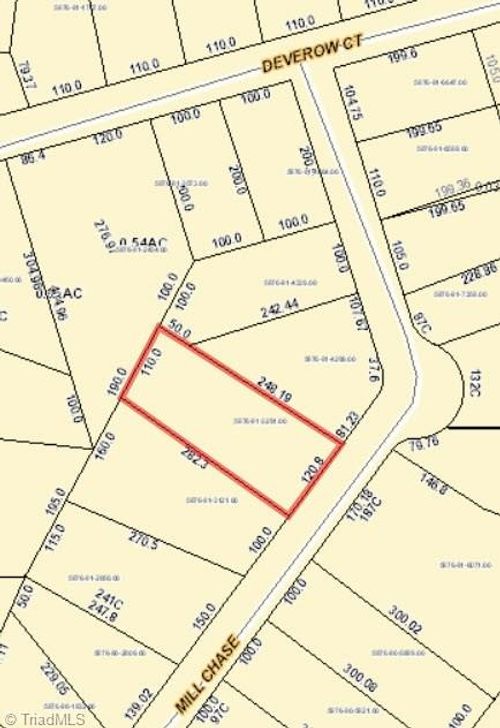 8024 Mill Chase, Lewisville, NC, 27023-9710 | Card Image