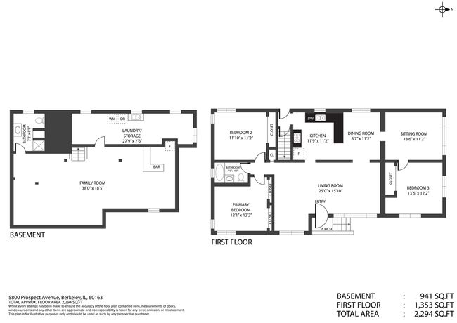 5800 Prospect Ave, House other with 3 bedrooms, 2 bathrooms and 2 parking in Berkeley IL | Image 37
