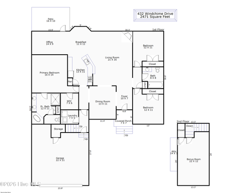432 Windchime Dr, Wilmington, NC, 28412-7517 | Card Image