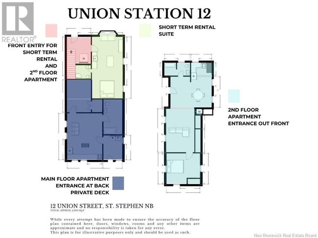 12 Union St, House other with 2 bedrooms, 3 bathrooms and null parking in Saint Stephen NB | Image 31