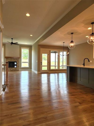 Inside the front door, looking toward Great Room, Kitchen and Dining | Image 2