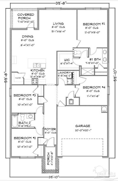 4951 Red Cedar Rd, House other with 4 bedrooms, 2 bathrooms and 2 parking in Pace FL | Image 2