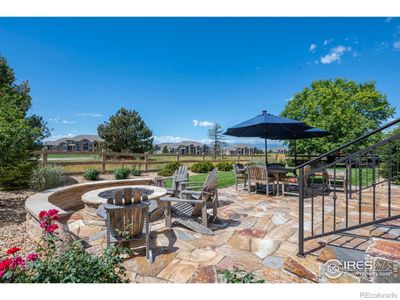 Large patio with built in gas firepit | Image 2