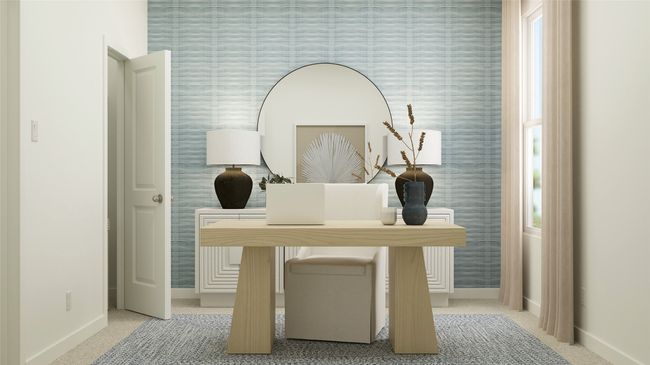 Office space with light carpet | Image 15