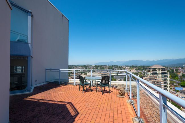 Balcony featuring a mountain view | Image 23