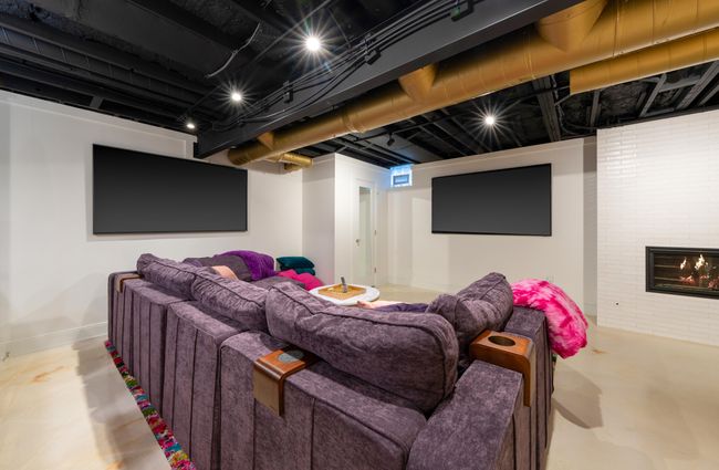 14 downstairs entertainment with fire | Image 14