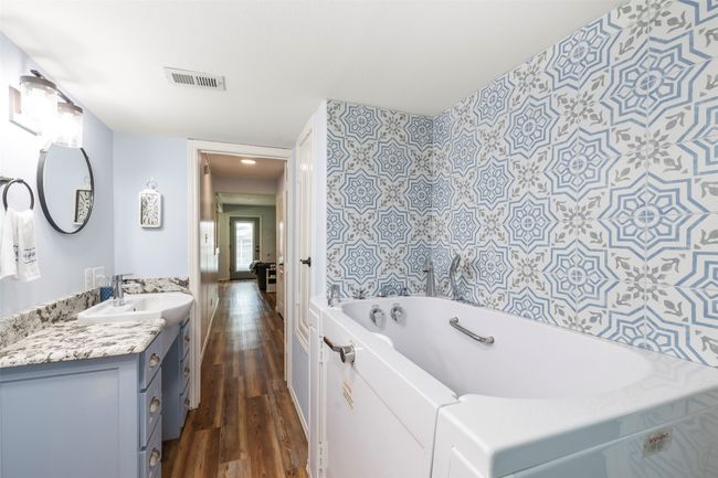 Handicap Accessible Bathroom with Walk-In Jetted Tub & Custom Vanity | Image 15