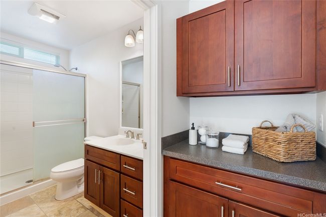 Niche behind the primary bedroom door | Image 13