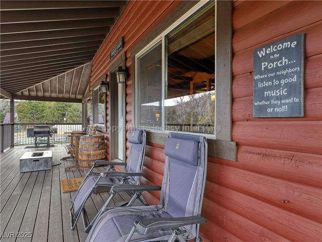 Wooden deck with area for grilling | Image 32