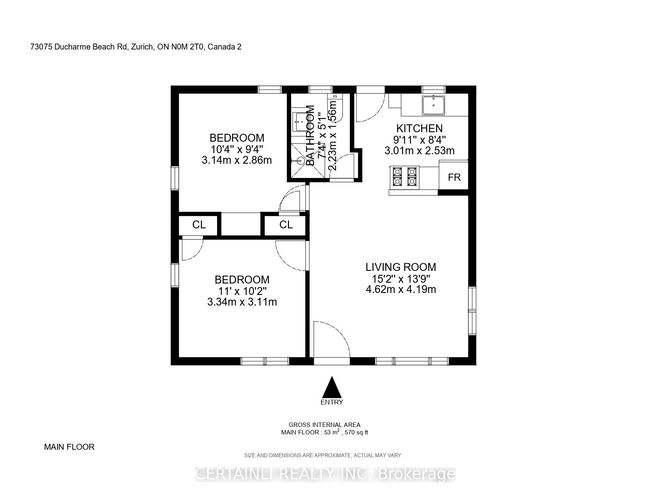 73075 Ducharme Beach Rd, House other with 5 bedrooms, 2 bathrooms and 4 parking in Zurich ON | Image 39