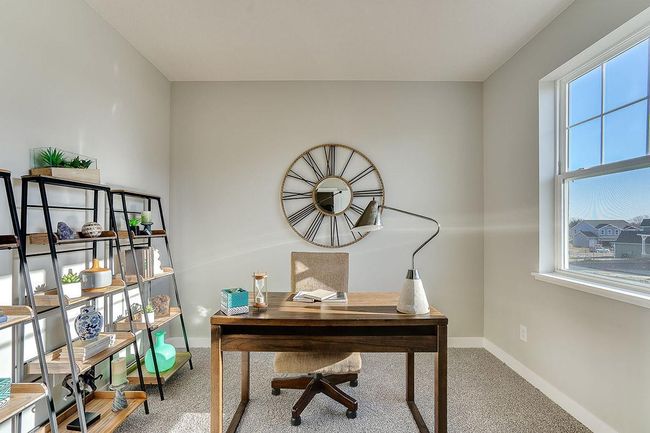 First impressions matter. Leave a lasting one steps inside your front door. A flex room opens by French doors! Photo of model home, color and options will vary. | Image 10