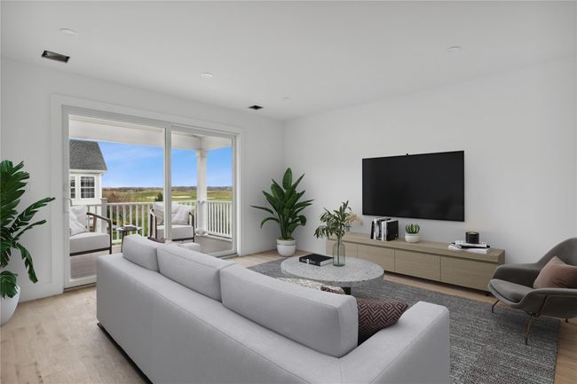 Living room featuring recessed lighting and light wood-style floors | Image 16