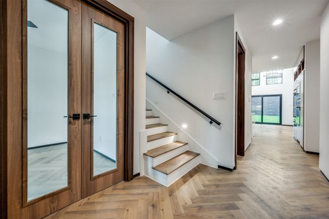 Stairs featuring recessed lighting | Image 7