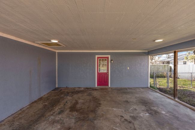 View of carport with mud room entry | Image 5