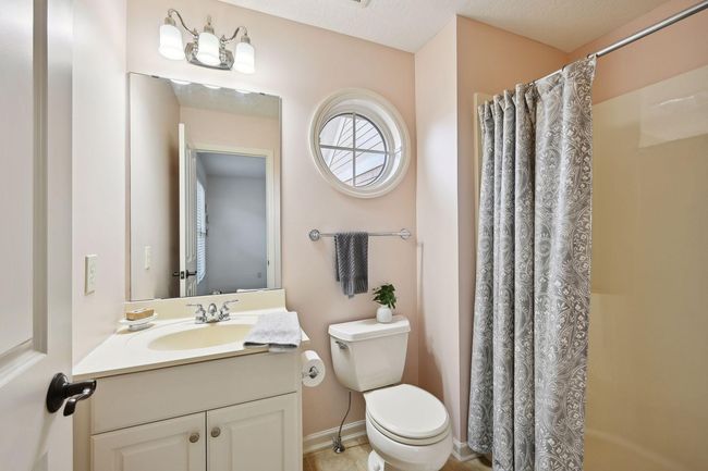 Bedroom 2 of 4 on the upper level features a private 3/4 en-suite. | Image 46